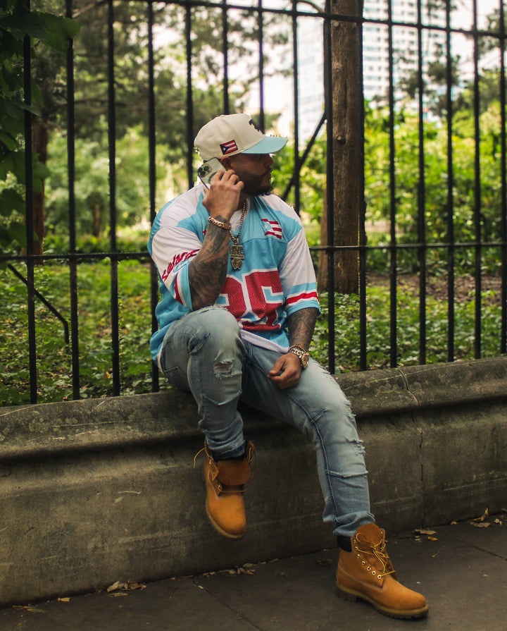 BLUE MAGIC “NEW”Boricua Oversize Drop Shoulder Jersey