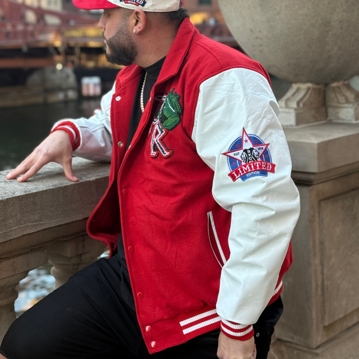 Premium Puerto Rico (RED)Varsity Jacket