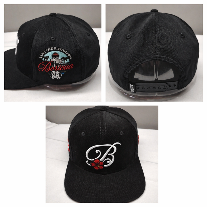 Boricua Corduroy Hat (Black)