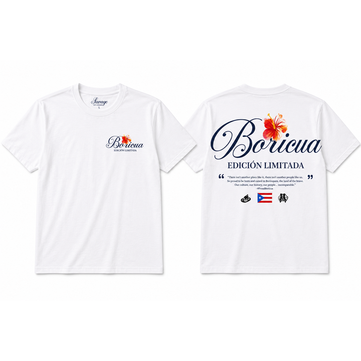 Classic Boricua T-Shirt: Embrace Your Roots in Style (NAVY BLUE)