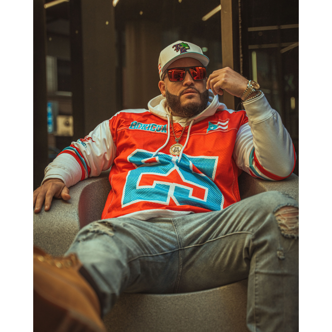 RED CHERRY *NEW* Boricua Oversize Drop Shoulder Jersey