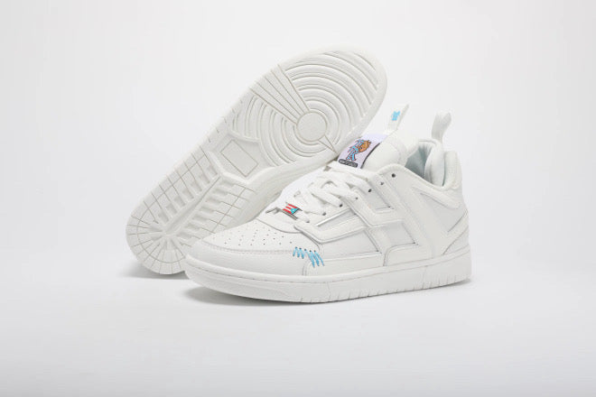 SYC Puerto Rico Sneakers white &amp; baby Blue 1 OF 1 SIZE 10.5 SIGNED BOX BY OWNER KLOPEZ