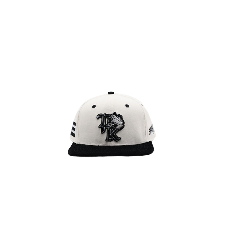 Puerto Rico Corduroy Hat - White &amp; Black