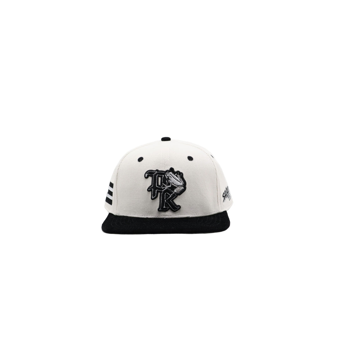 White and black Puerto Rico corduroy hat