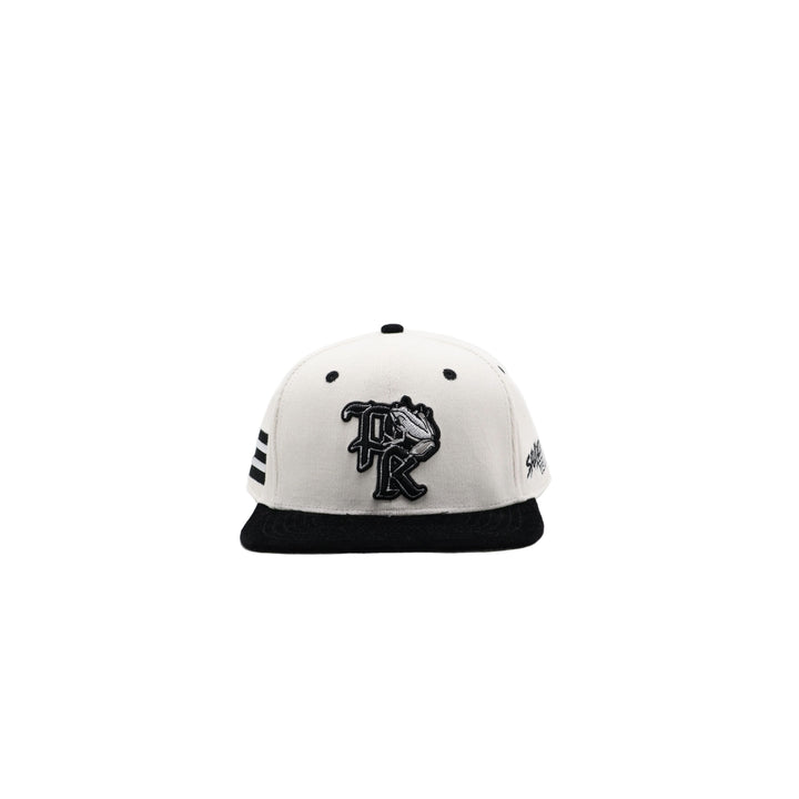White and black Puerto Rico hat included in the two-hat bundle
