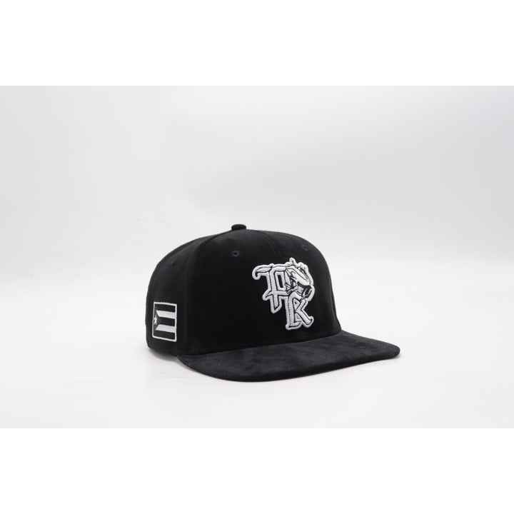 Puerto Rico Corduroy Hat -BLACK & WHITE  (NEW)