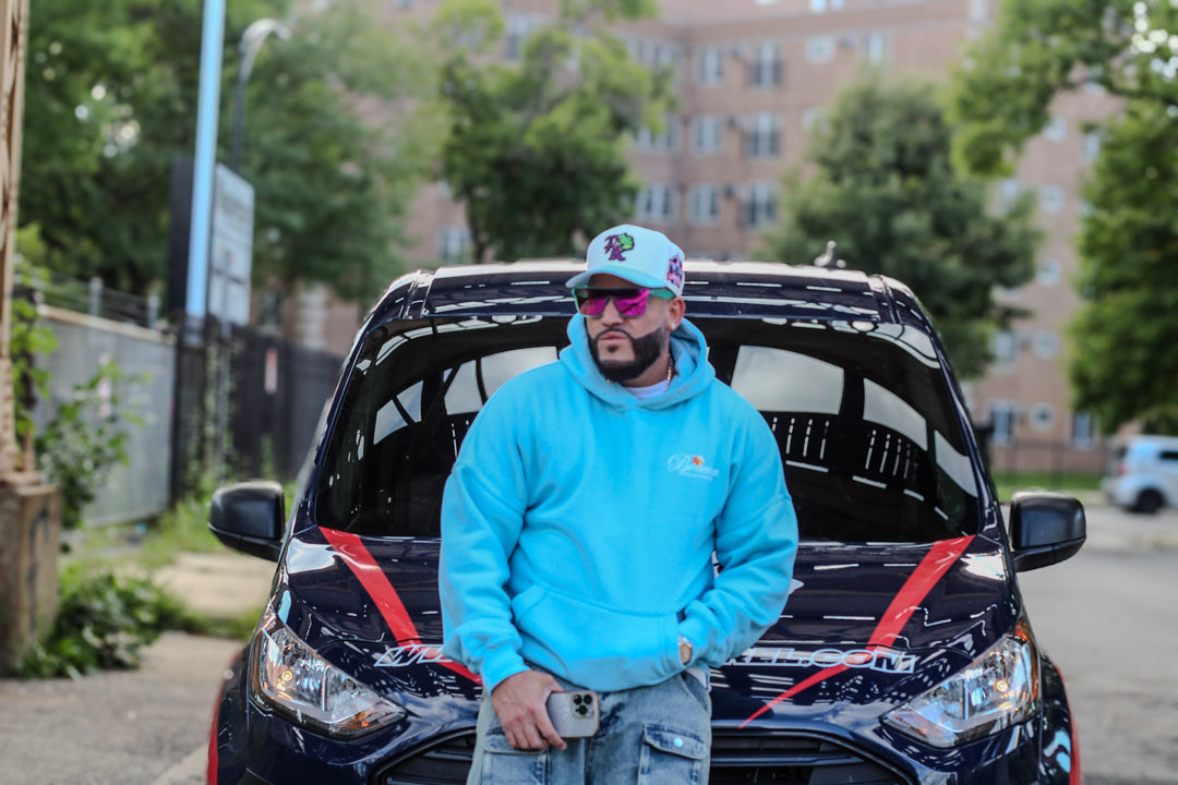 Boricua Bundle – Sky Blue & Mustard Hoodies