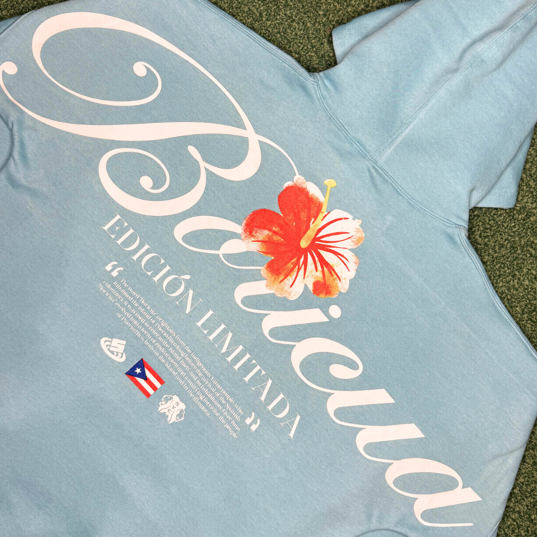 *New*Heavyweight Boricua Hoodie - Carolina Blue