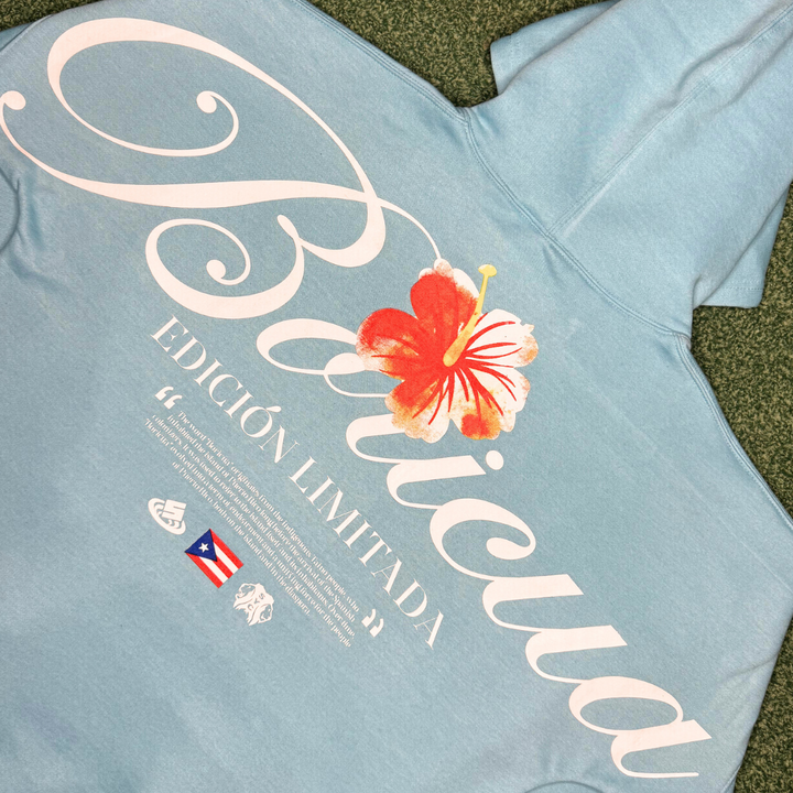 *New*Heavyweight Boricua Hoodie - Carolina Blue