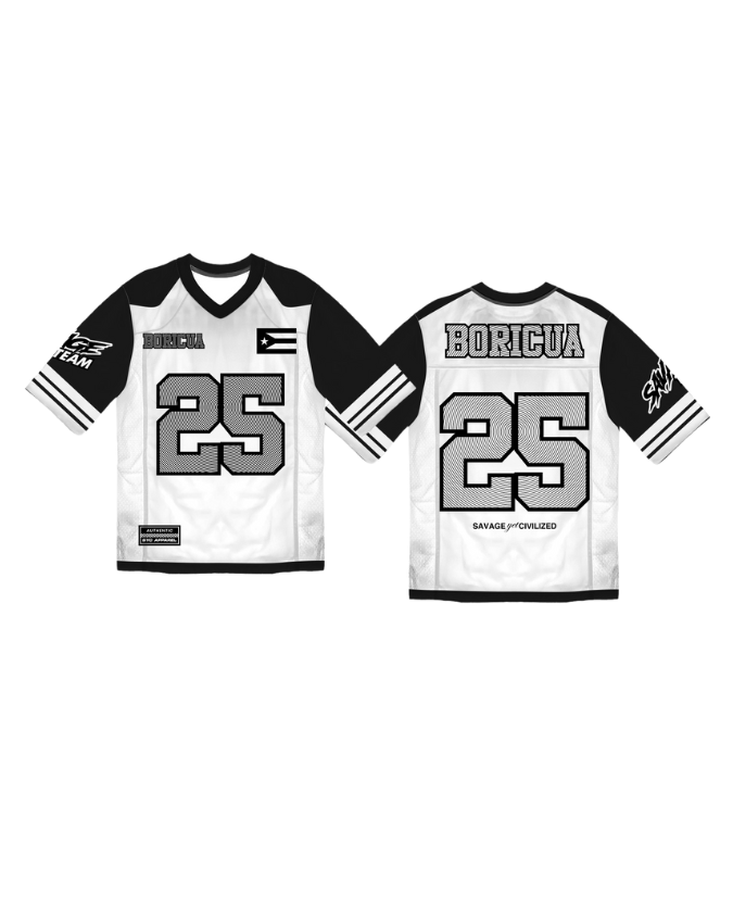 Blackout  Boricua Oversize Drop Shoulder Jersey
