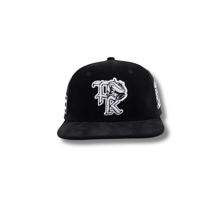 Puerto Rico Corduroy Hat -BLACK & WHITE  (NEW)