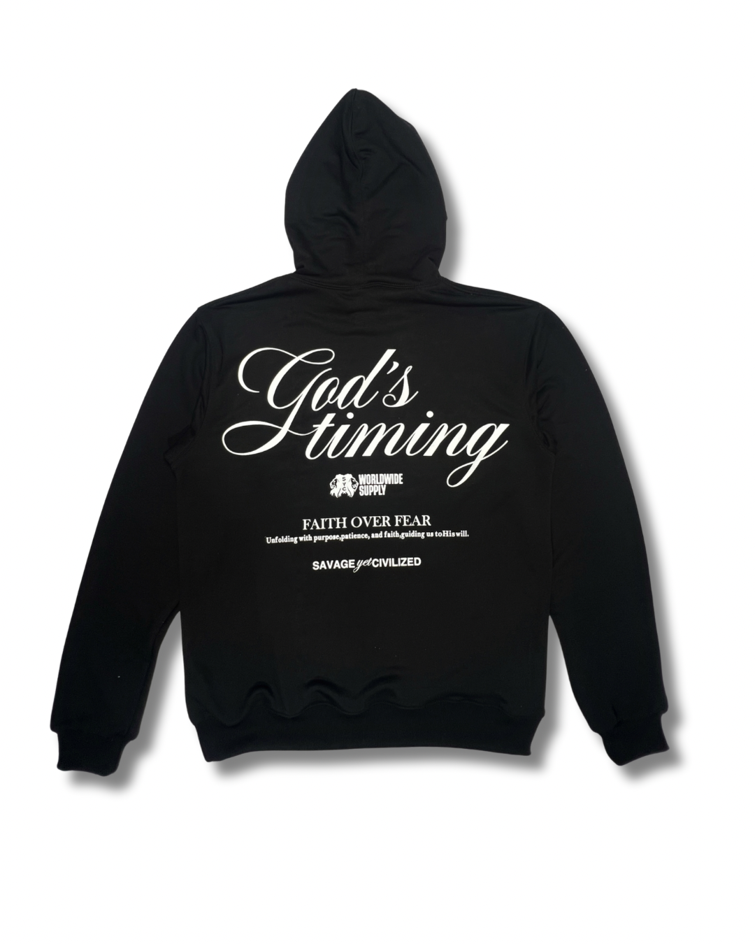 God’s Timing Hoodie – Heavyweight Edition