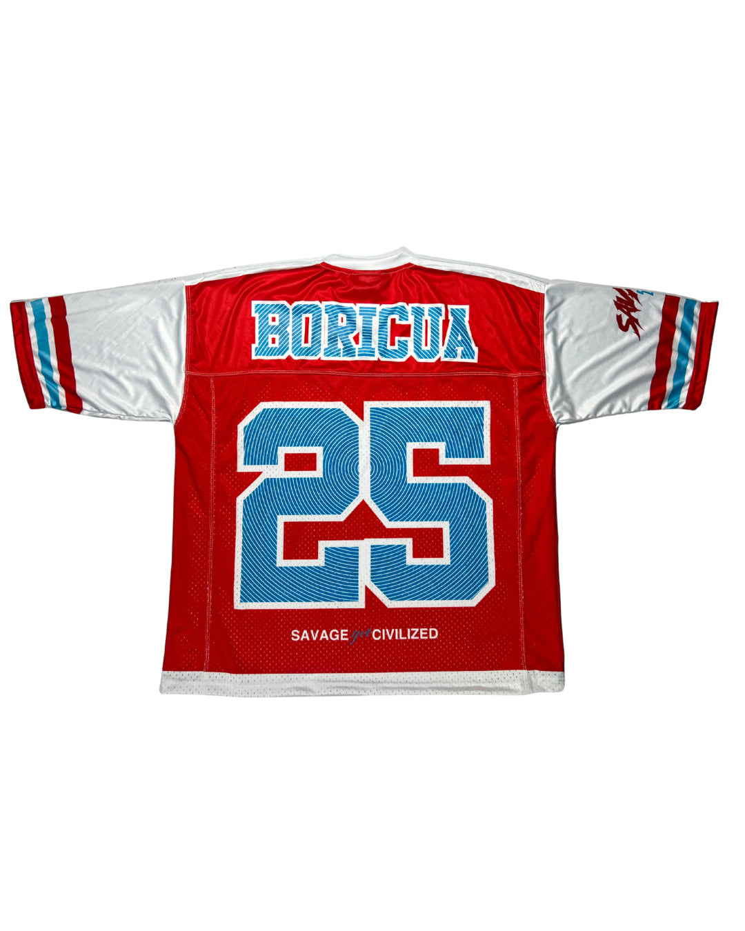 RED CHERRY *NEW* Boricua Oversize Drop Shoulder Jersey