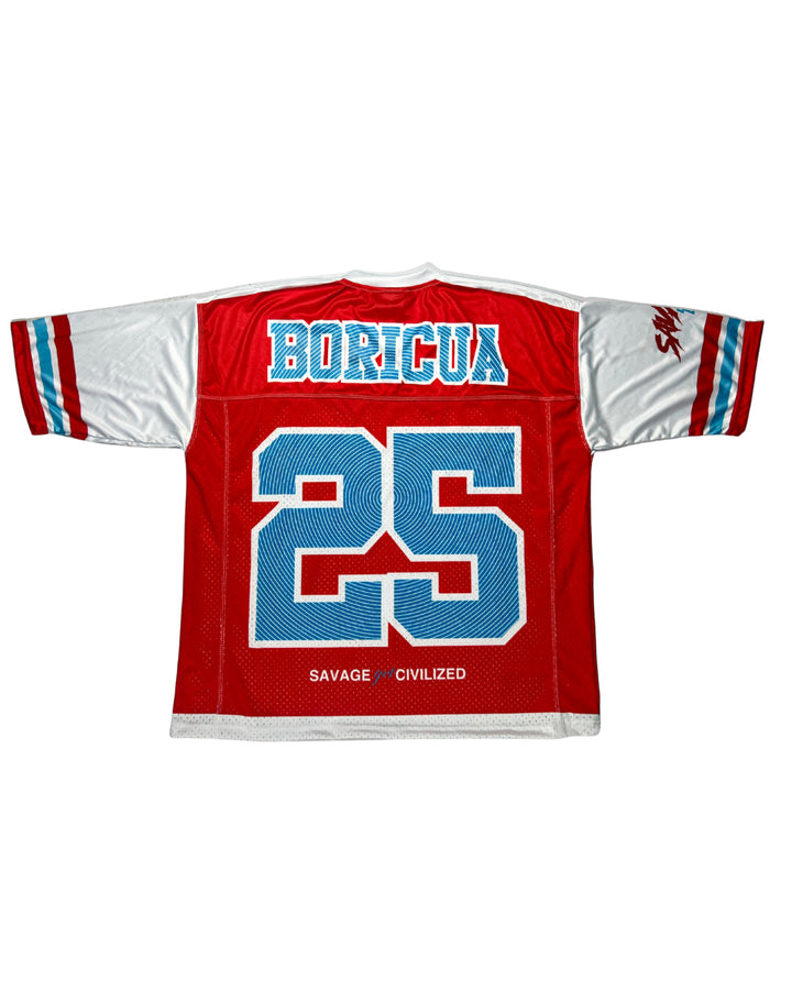RED CHERRY *NEW* Boricua Oversize Drop Shoulder Jersey