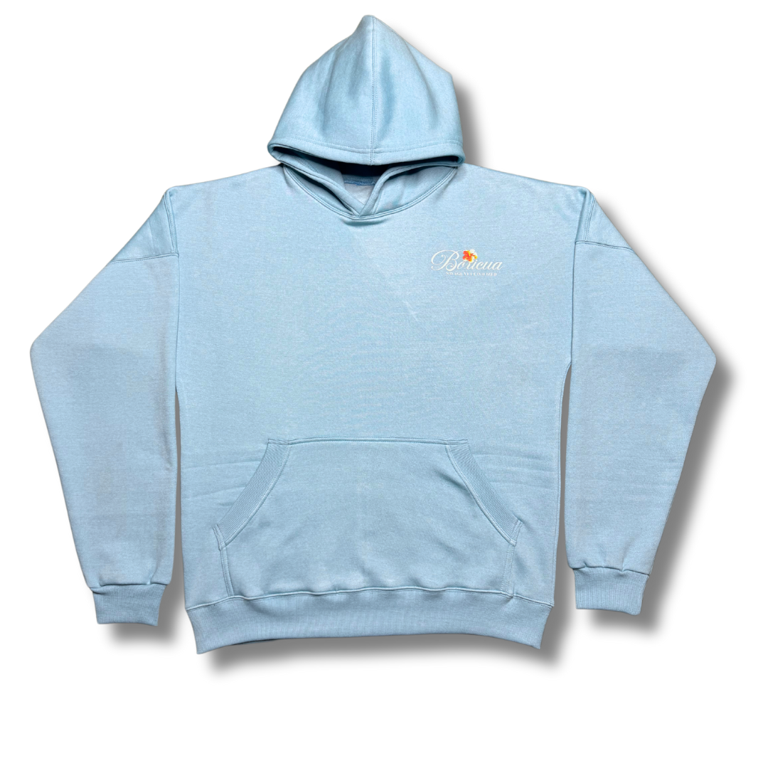 *New*Heavyweight Boricua Hoodie - Carolina Blue