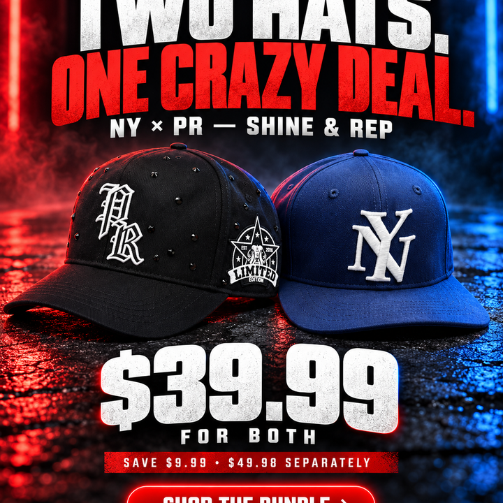 Two hats one crazy deal NY x PR bundle $39.99
