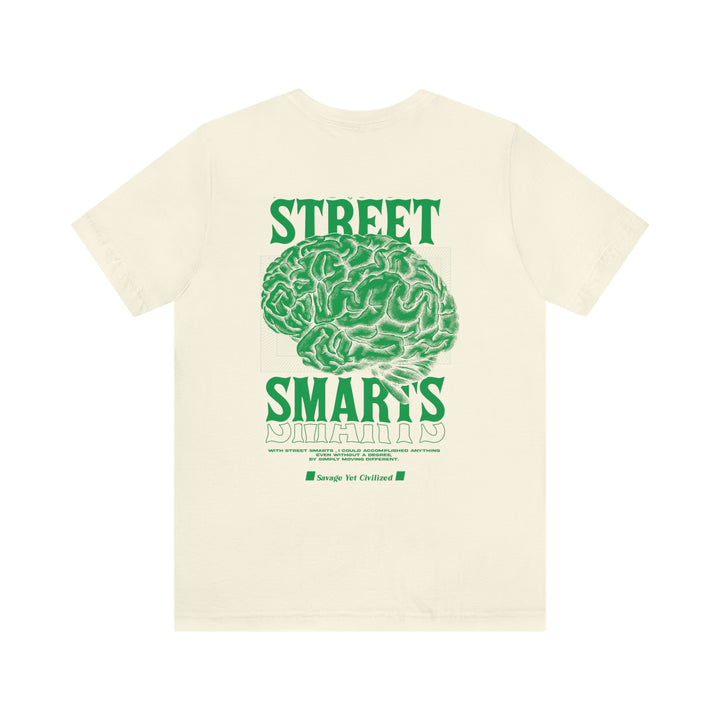 Street Smarts Jersey Short Sleeve Tee- Natural