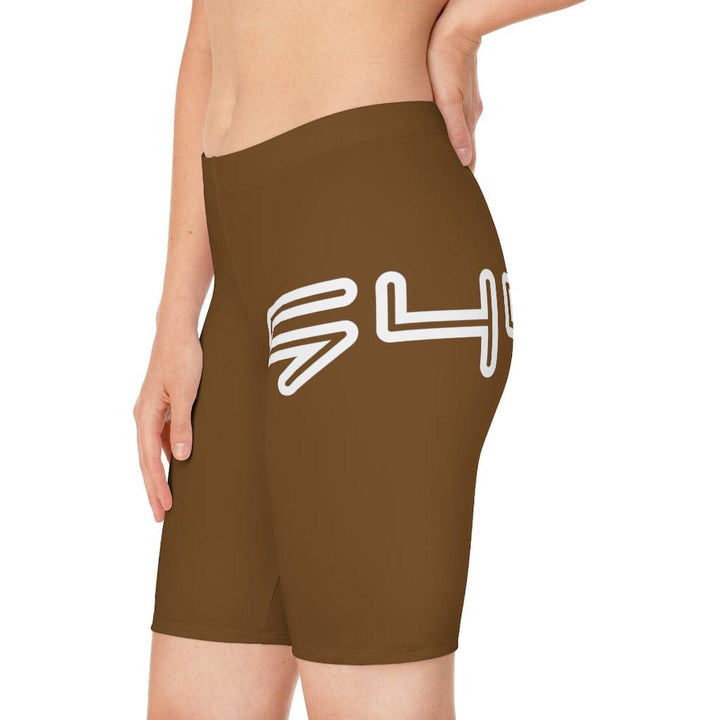 SYC- Women's Bike Shorts ( BROWN) Printify