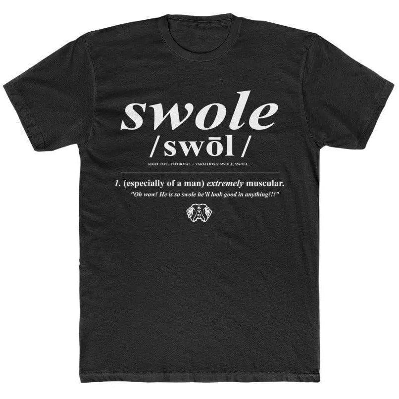 SWOLE- Men's Cotton Crew Tee Printify Perfect for Cyber Monday 2023