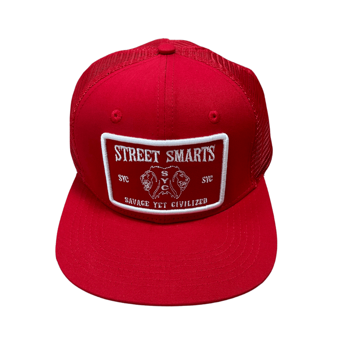 SUEDE (Street Smarts Hat) Red