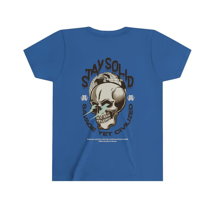 Youth Short Sleeve Tee- stay solid Printify