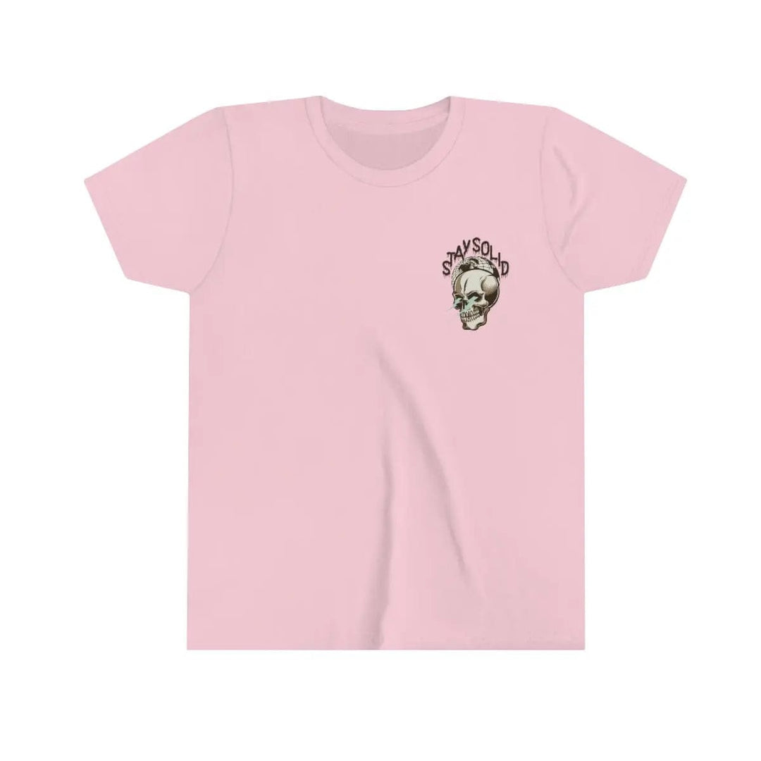 Youth Short Sleeve Tee- stay solid Printify